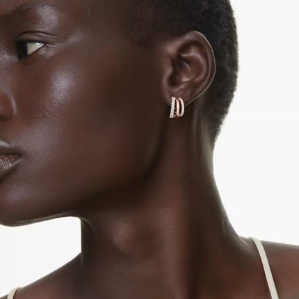 Swarovski orecchini a cerchio hyperbola