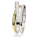 Swarovski anello hyperbola misura 58