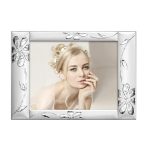 Valenti Cornice specchiera lucida satinata Margherita con retro in legno 25x35 Cm