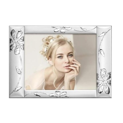 Valenti Cornice specchiera lucida satinata Margherita con retro in legno 25x35 Cm