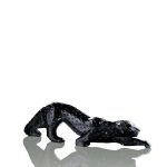 Lalique motivo pantera zeila nera