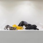 Lalique motivo pantera zeila nera