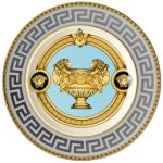 Versace piatto piano 18 cm prestige gala bleu 2