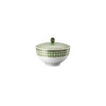Swarovski x Rosenthal coppetta brodo 15 cm verde con coperchio signum