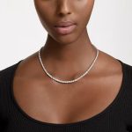 Swarovski collana matrix tennis misura L