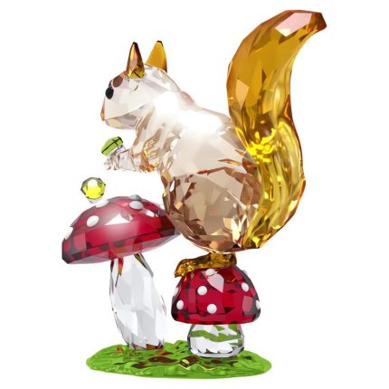 Swarovski Idyllia Scoiattolo e Funghi