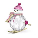 Swarovski Holiday Cheers dulcis Pupazzo di Neve Rosa