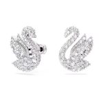 Swarovski orecchini a lobo swan