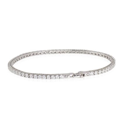 Rossoamante bracciale tennis in argento 18,50 cm