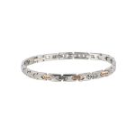 Rossoamante bracciale reversibile in acciaio