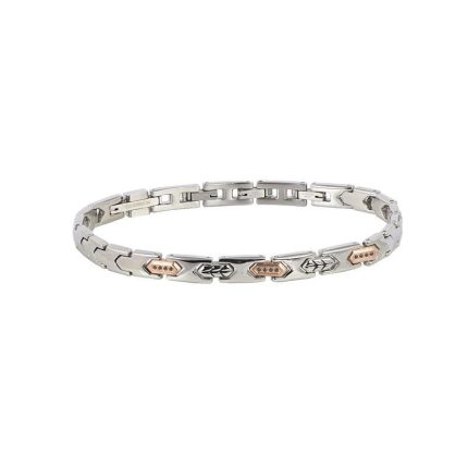 Rossoamante bracciale reversibile in acciaio