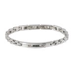 Rossoamante bracciale in acciaio