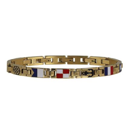 Rossoamante bracciale in acciaio