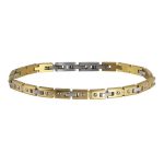 Rossoamante bracciale in acciaio