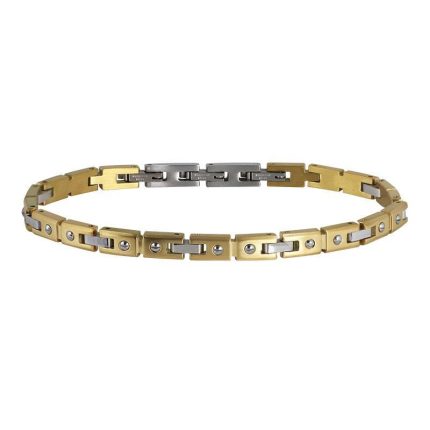 Rossoamante bracciale in acciaio