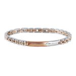 Rossoamante bracciale in acciaio