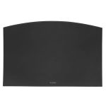 Pineider sottomano semplice in pelle nera Daily