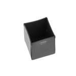 Pineider portapenne semplice in pelle nera Daily