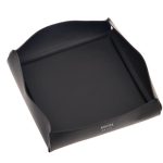 Pineider svuotatasche semplice in pelle nera Daily