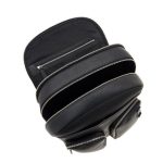 Pineider zaino porta pc 15 pollici in pelle nera bottalata Daily