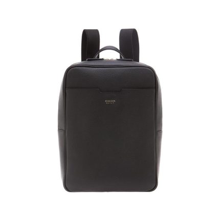 Pineider zaino porta pc 15 pollici in pelle nera bottalata Daily