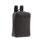 Pineider zaino porta pc 15 pollici in pelle nera bottalata Daily