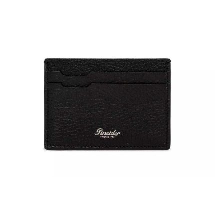 Pineider porta carte di credito nero collezione Bottalato