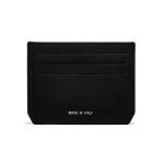 Pineider porta carte in pelle nera linea Daily