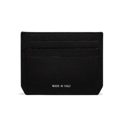 Pineider porta carte in pelle nera linea Daily