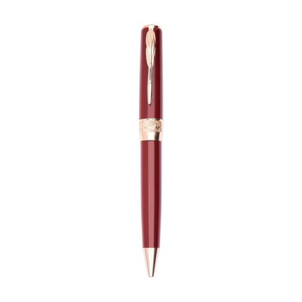 Pineider penna sfera bordeaux Classic rose gold