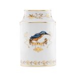 Richard Ginori vaso Voliere martin pescatore