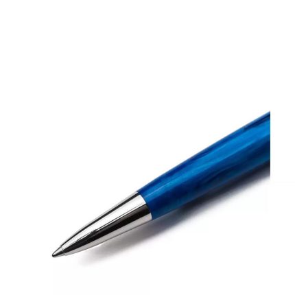 Pineider penna sfera blu Classic palladium