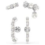 Swarovski set di 3 orecchini ear cuff Matrix