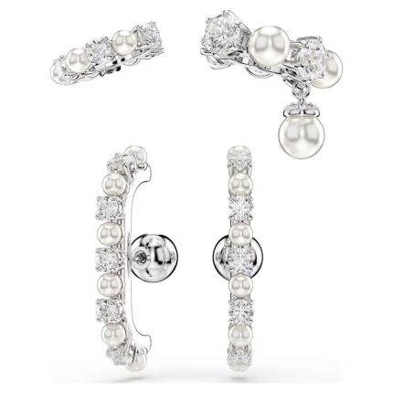 Swarovski set di 3 orecchini ear cuff Matrix