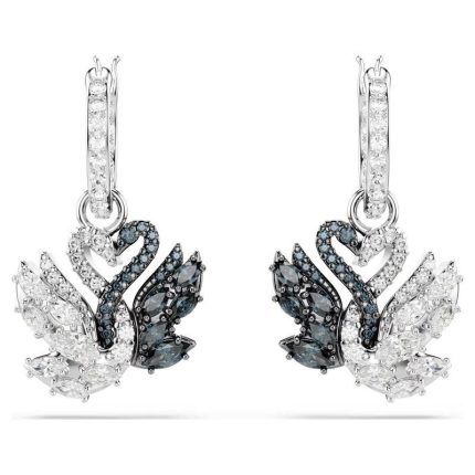 Swarovski orecchini pendenti Swan