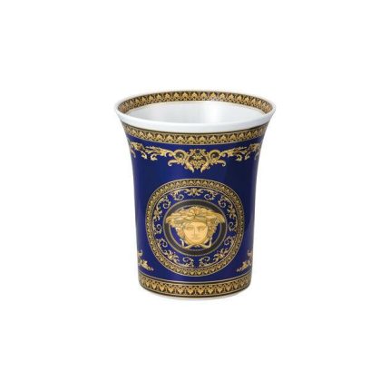 Versace vaso 18 cm medusa blu