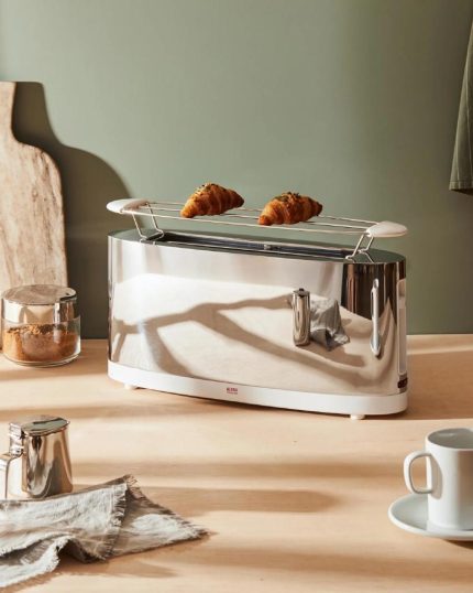 Alessi tostapane con griglia scaldabrioche