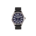 Lorenz Orologio maschile al quarzo con datario 40mm Easy Time Military