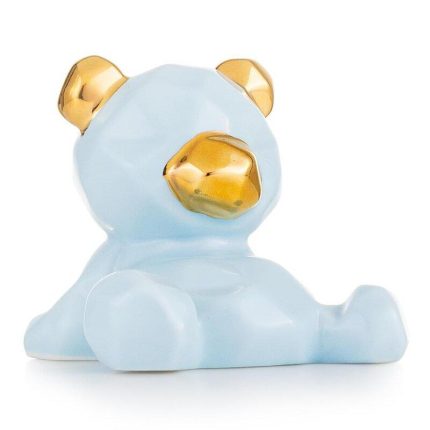 Emo Orsetto in ceramica celeste