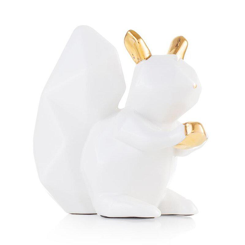 Emo Scoiattolo in ceramica bianco Emo Scoiattolo in ceramica bianco