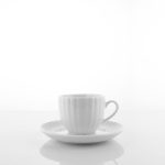 Weissestal 12 Tazze caffe con piattini Country Chic White