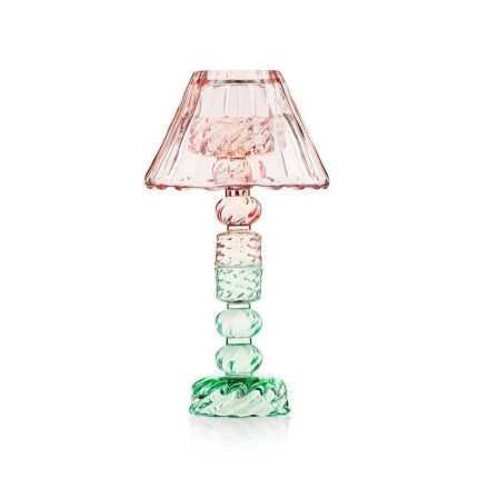 Emo Candeliere grande con paralume rosso