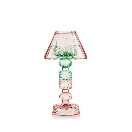 Emo Candeliere piccolo con paralume rosso