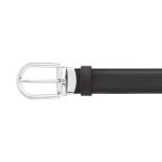 Montblanc Cintura Reversibile Horseshoe 30 mm in Pelle Nera - Marrone