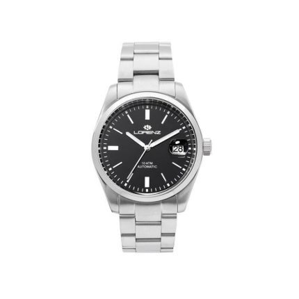 Lorenz Orologio maschile automatico con datario 39mm New King