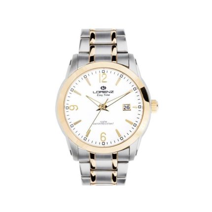Lorenz Orologio maschile con datario al quarzo 38mm Easy Time