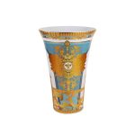 Baci milano Vaso in porcellana color azzurro - Minerva