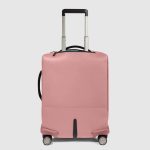 Piquadro Trolley da cabina a 4 ruote rosa resistente all'acqua Corner 2.0