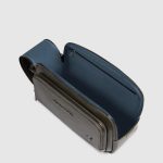 Piquadro Beauty case uomo verde in pelle