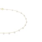 Donnaoro luce Collierino in oro e perle 6 - 6,5 mm